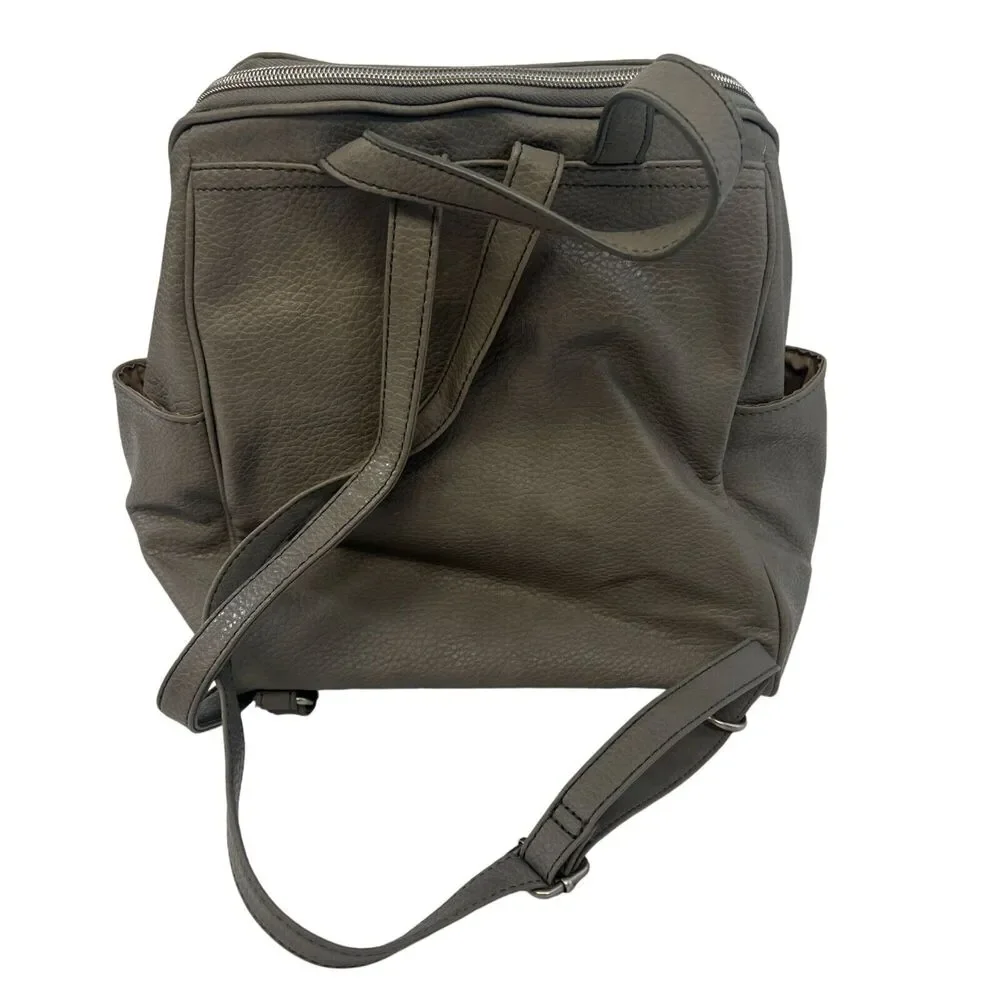 Relic Fossil Gray Pebbled Backpack Adjustable Straps‎ Multiple Pockets & Zipper